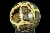 Crystal Filled, Polished Septarian Sphere - Utah #167877-3